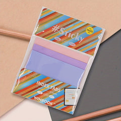 Transparent Sticky Notes 4 Sets 12 Colors Office Supplies