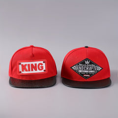 Hip Hop Cotton Blend Embroidered Print Baseball Cap