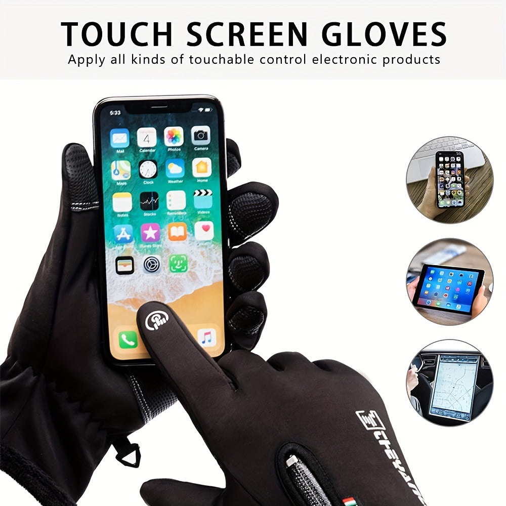 Winter Warm Waterproof Touch Screen Gloves for Outdoor Sports