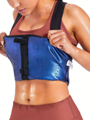 GOTOLY Women's Slimming Racerback Tank Top Sauna Sweat Yoga Sleeveless Top