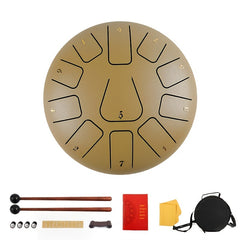 8 inch 11 tone Tongue Drum Percussion Instrument Sound Crisp Pleasant