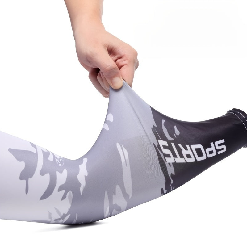 Men's Sunscreen Ice Silk Sleeves for Outdoor Activities