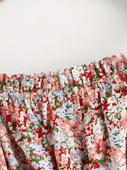 Boho Cami Top Women's Plus Floral Print Tie Shoulder Cami Top