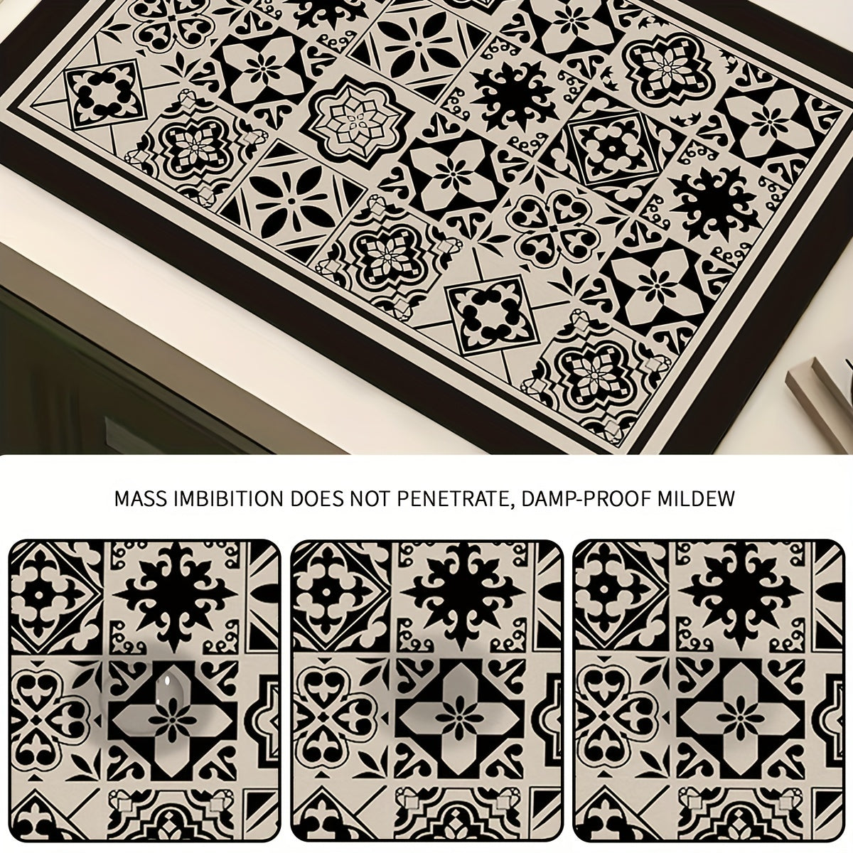 Colorful Printed Absorbent Dish Drying Pad