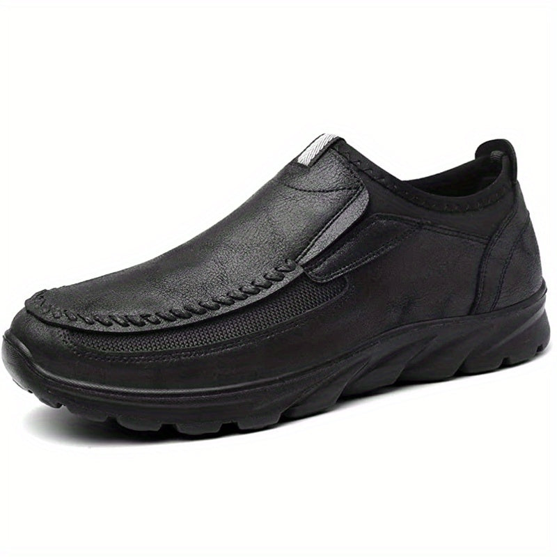 Men's Vintage Loafers Comfy Slip-On Walking Shoes