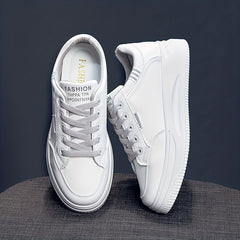 Women's Lace-Up Low Top Skate Shoes for Casual Wear