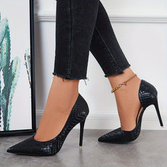 Sexy Stiletto Pointed Toe High Heels Cut Out Pumps