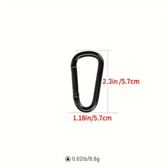 1pc 5 2 3 Small D Ring Keychain Clip Aluminium Carabiners Clips