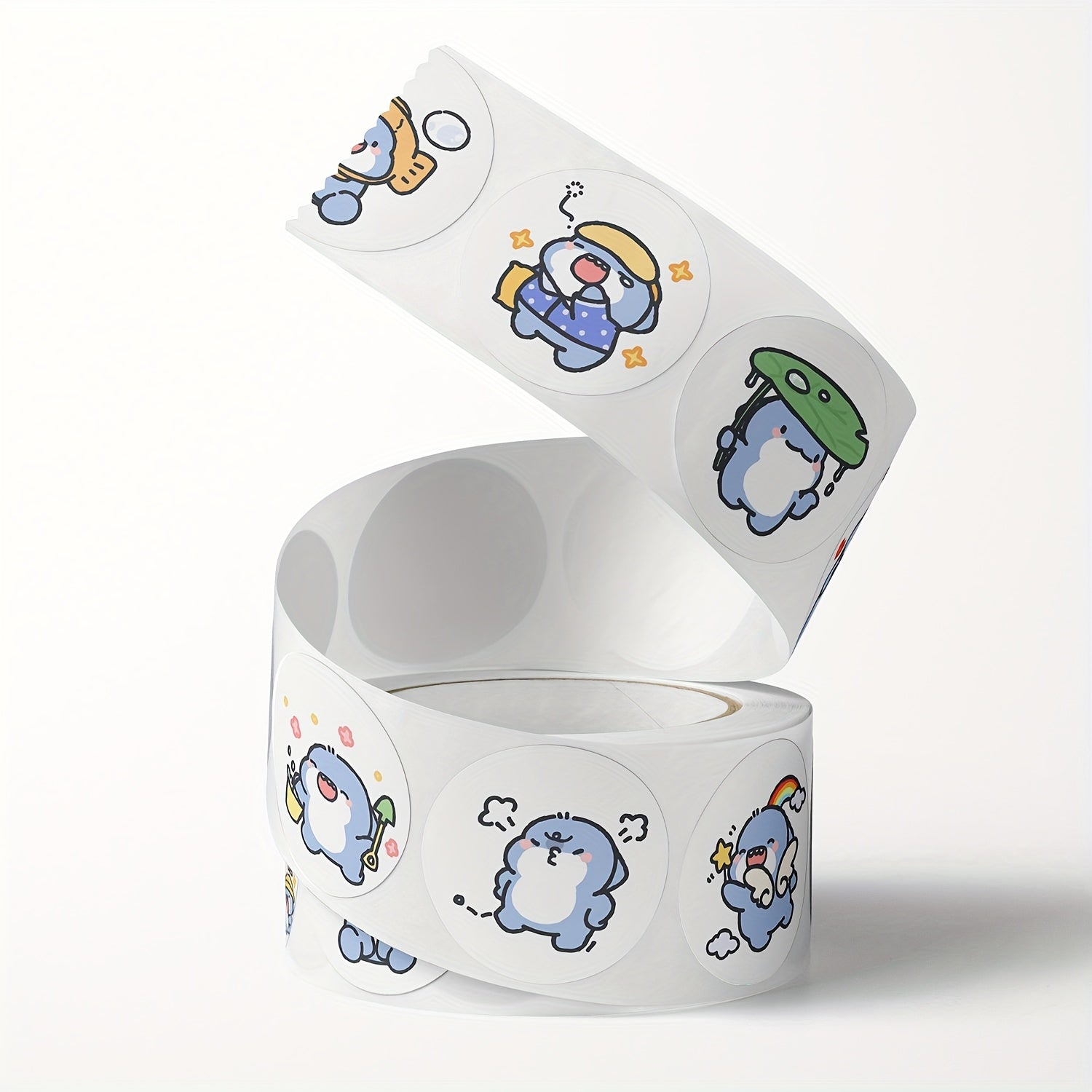 500pcs Milk Dragon Rewards Stickers Encouragement Labels