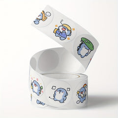 500pcs Milk Dragon Rewards Stickers Encouragement Labels