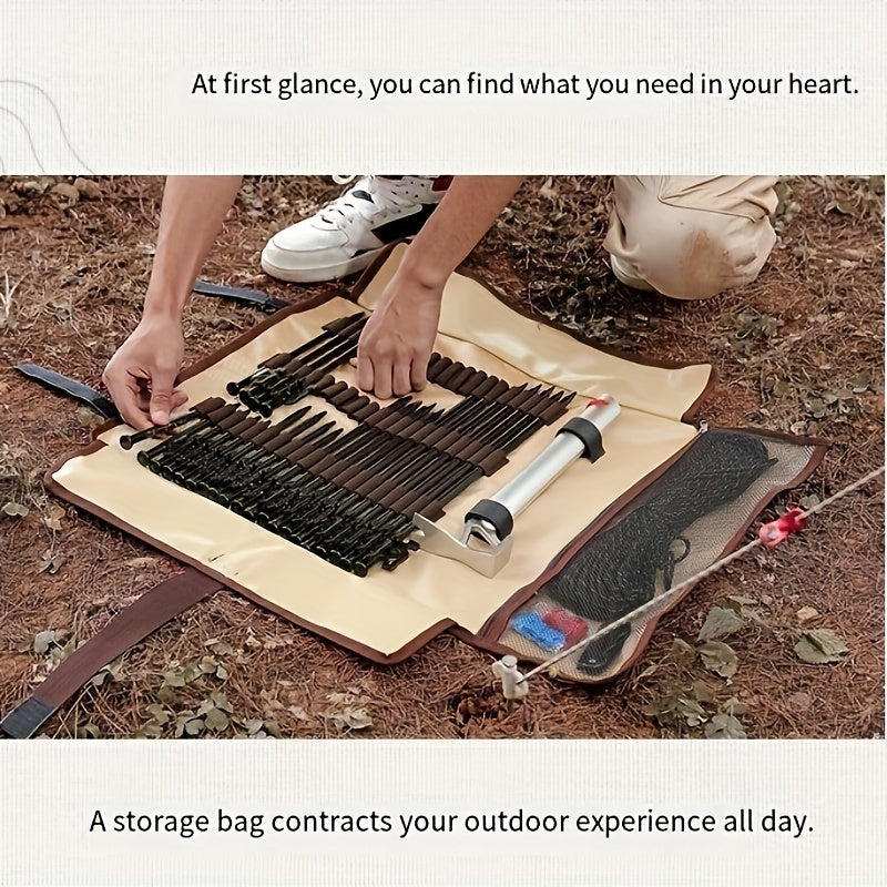 Outdoor Camping Nail Storage Bag Portable Hammer Tent Accessory