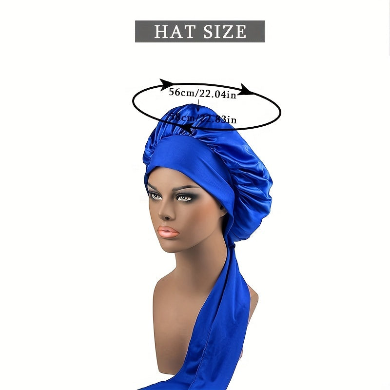 Candy Satin Bonnet Women Casual Sleeping Nightcap Shower Cap