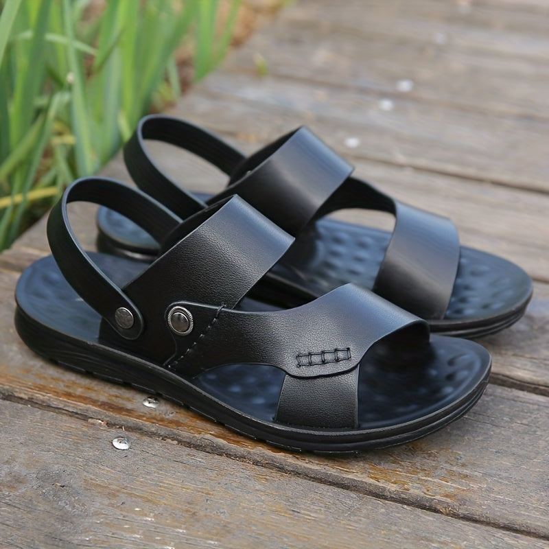 Men's Slip On Slide Sandals Assorted Colors Casual Walking Shoes
