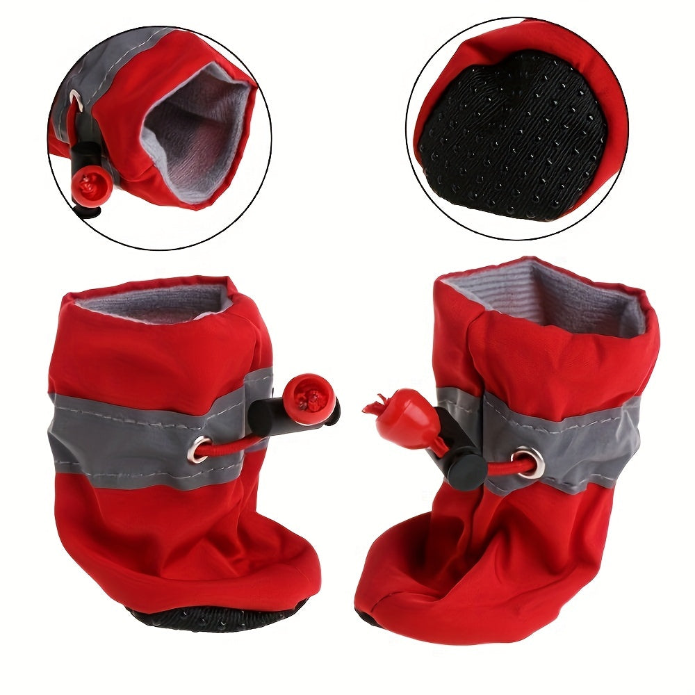 Waterproof Pet Dog Rainshoes for Small Dogs Soft Sole Feet Covers