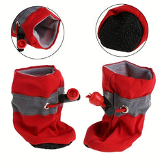 Waterproof Pet Dog Rainshoes for Small Dogs Soft Sole Feet Covers