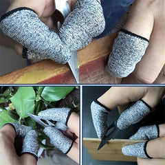 10pcs Cut Resistant Finger Cots Kitchen Work Protection
