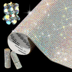 Self Adhesive Rhinestone Stickers for DIY Clothing Shoes Bags Crafts