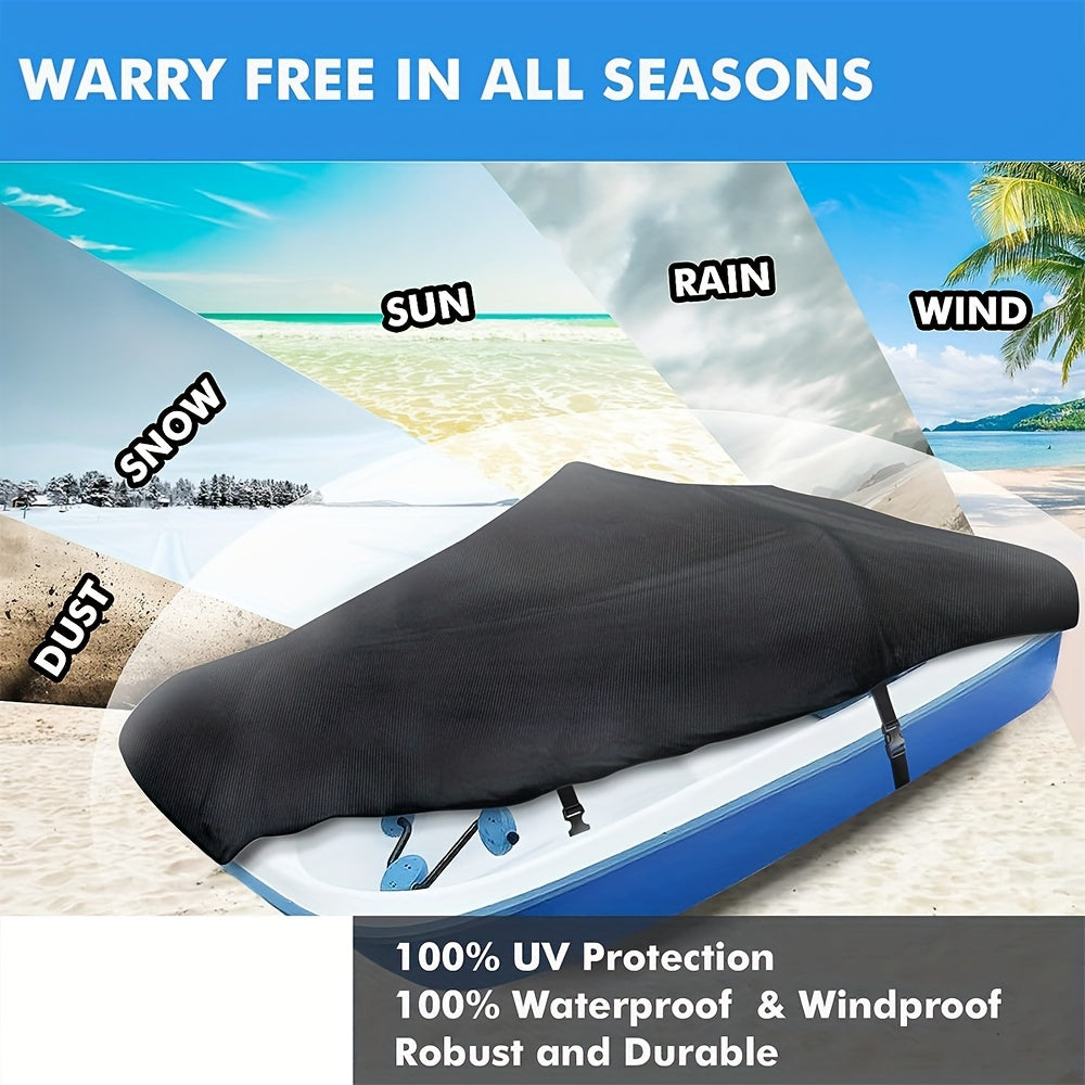 Waterproof 420D Pedal Boat Cover for 3 or 5 Person Paddle Boat