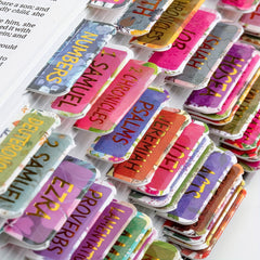 Bible Index Tabs 75pcs Laminated Tabs For Women And Men Golden Foil Easy