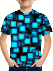 Kid's Graphic T shirt Active Short Sleeve Tee