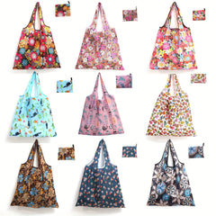 Reusable Grocery Bags Shoulder Bag Lightweight Shopper Foldable Bag