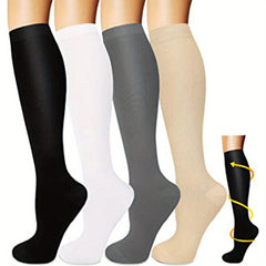 Copper Compression Socks - Medical Circulation Support for Running & Nursing
