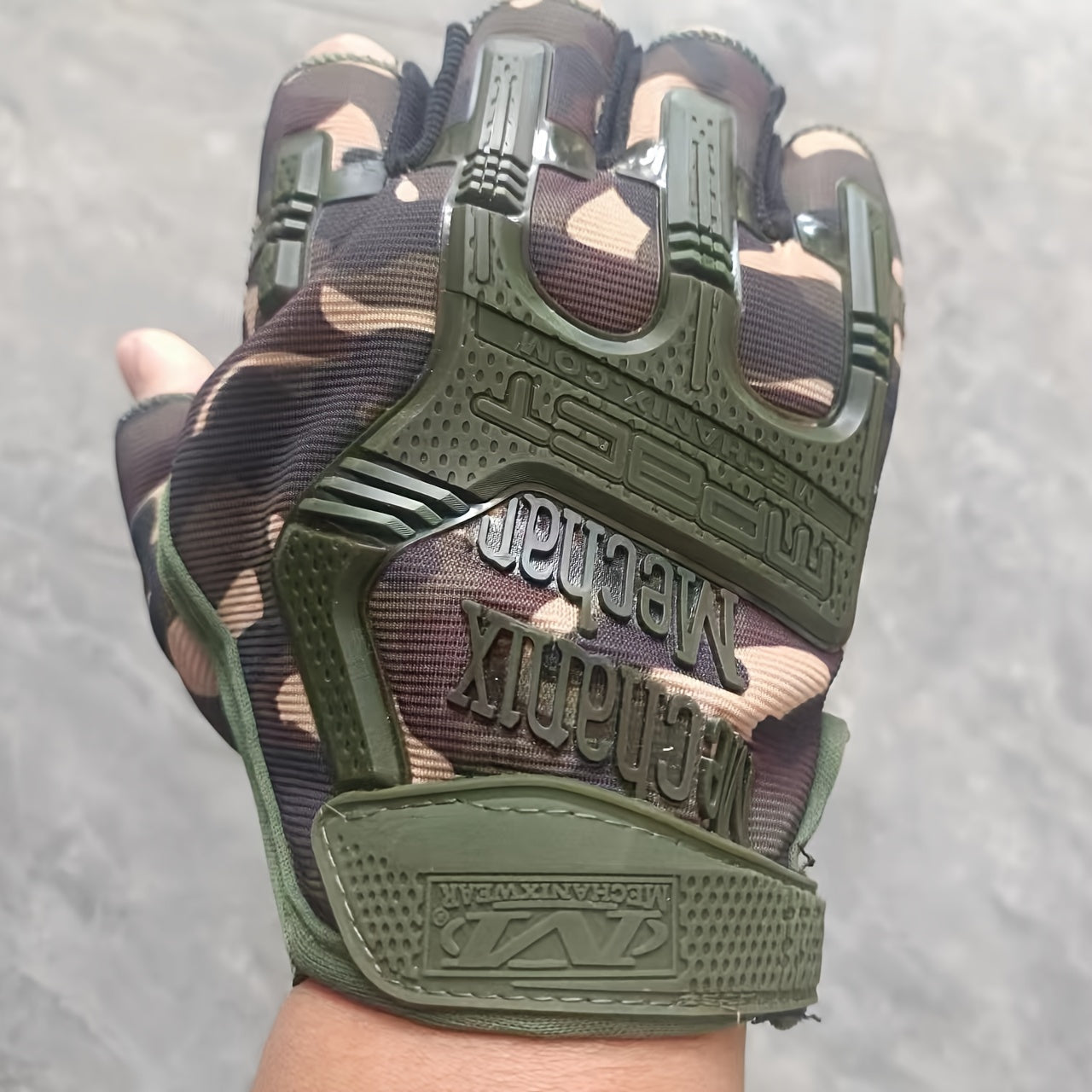 Half Finger Military Paintball Gloves Anti Skid