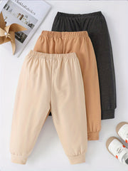 Baby Boys Casual Sports Trousers 3pcs Set for Spring and Autumn