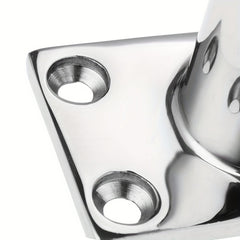 1pc Stainless Steel Handrail Accessory for 1.25mm Pipe with Rectangular Base