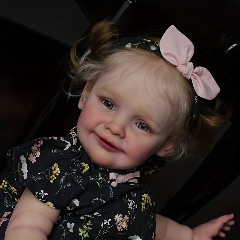 Realistic Zoel Reborn Doll with Hand Rooted Hair and Visible Veins
