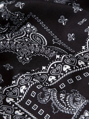 Men's Retro Flower Print Short Sleeve Shirt