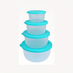 4pcs Airtight Food Storage Containers BPA Microwave Freezer Safe Lunch Box