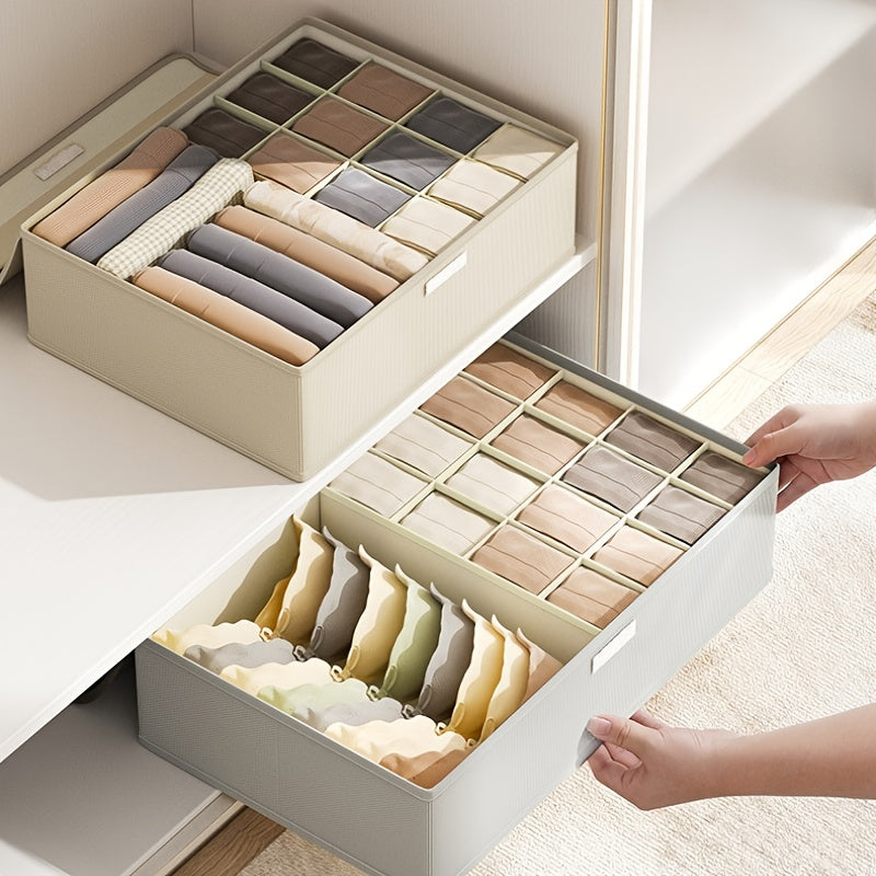 Stylish Oxford Cloth Flip Underwear Storage Box