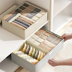 Stylish Oxford Cloth Flip Underwear Storage Box