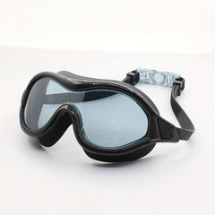 Adjustable Transparent Silicone Swimming Goggles for Men & Women
