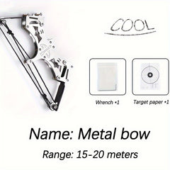 Stainless Steel Mini Bow Decompression Toy for Outdoor Activities