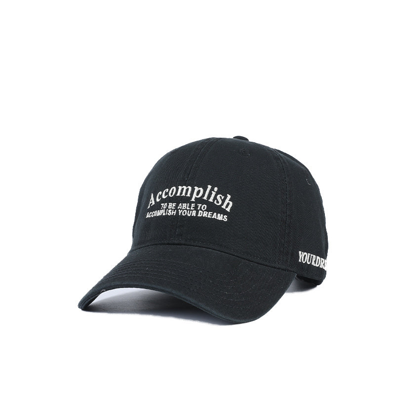 Solid Embroidery Baseball Cap Lightweight Casual Sun Hat Unisex Dad Hat