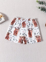 Boys Cotton Baseball Drawstring Shorts Comfy Short Pant For Kids