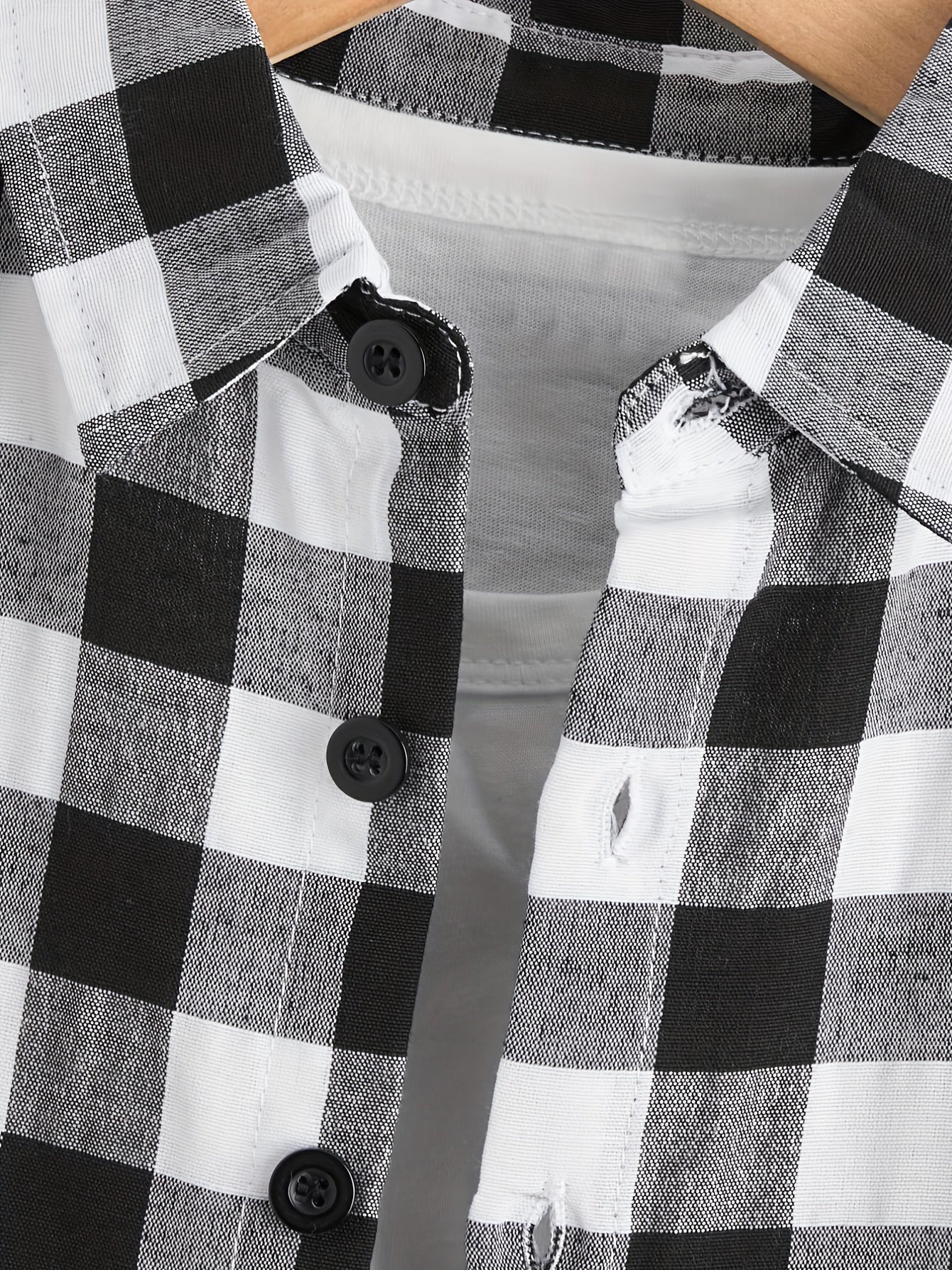 Boys Plaid Lapel Shirts Long Sleeve Button Down Tops Spring Fall Outwear