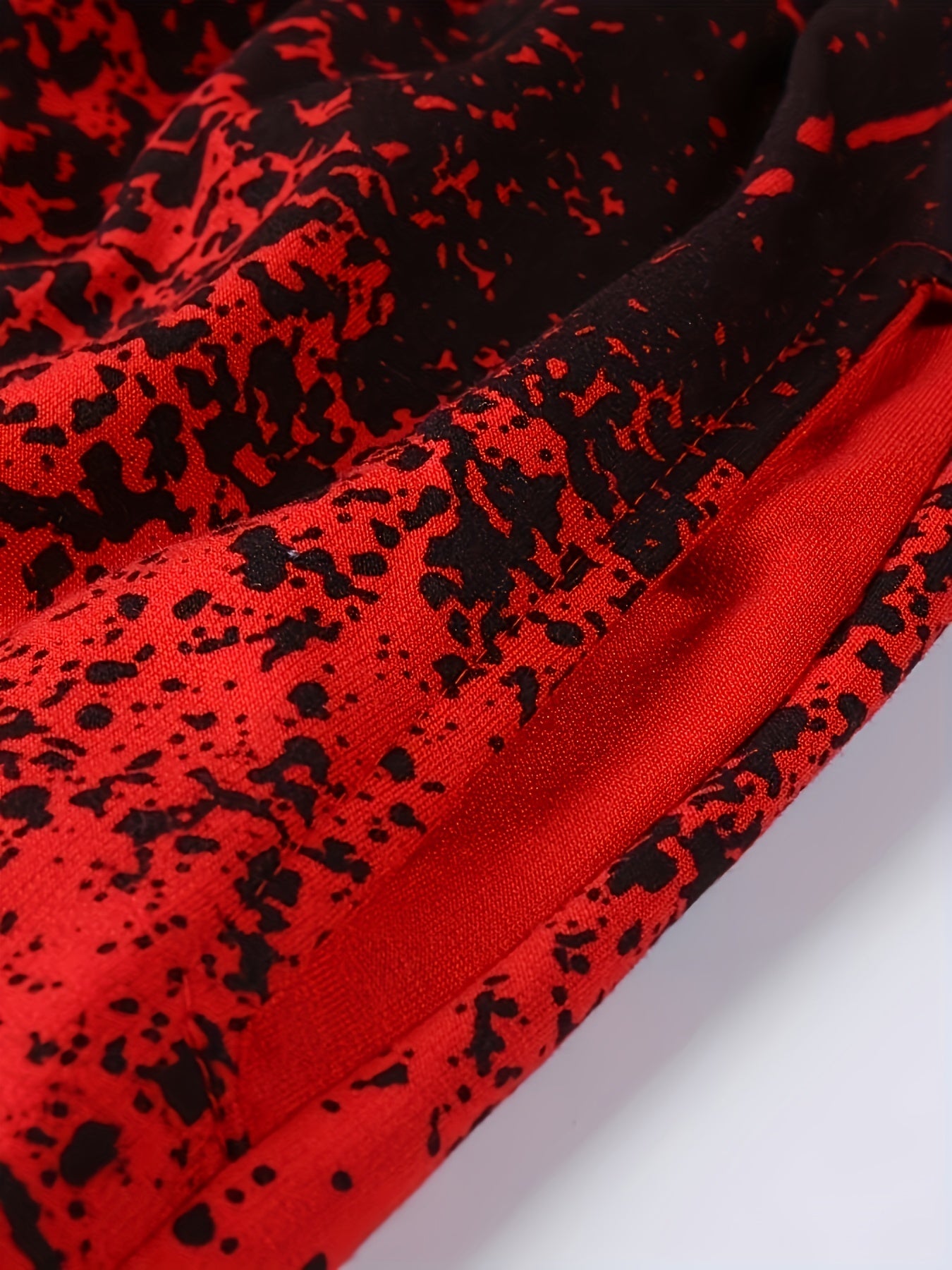 Men's Sports Red Shorts Casual Running Shorts