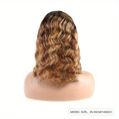 Honey Blonde Highlight Wig P4 27 Colored Human Hair 13x4 Closure Wig