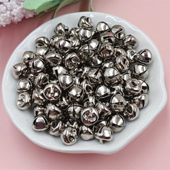 100Pcs Jingle Bells Charms DIY Christmas Home Decor Jewelry Craft Supplies