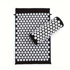 Yoga Acupressure Massage Mat Set with Pillow & Bag