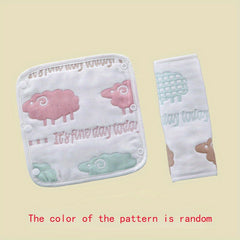 Baby Stroller Carrier Drool Towel Button Carrier Style Towel