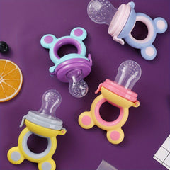 Silicone Baby Nutrition Feeder with Music, Fruit & Veggie Mesh Bag