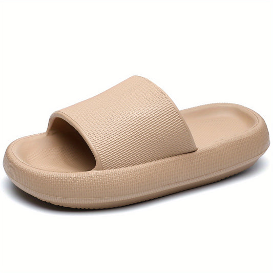 Men's Thick Soft Slides Assorted Colors Casual Cozy Slippers