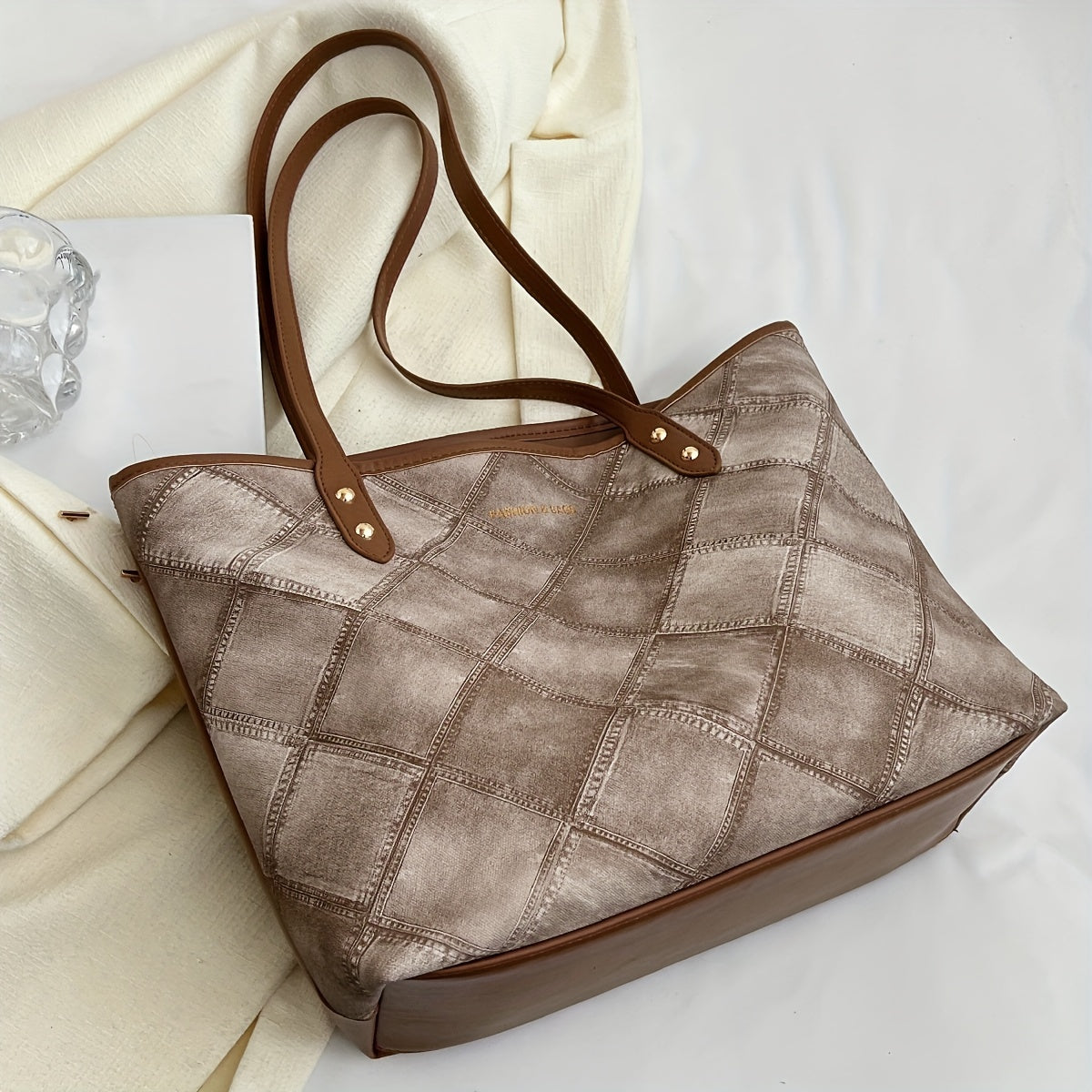 Large Capacity Tote Shoulder Bag for Work