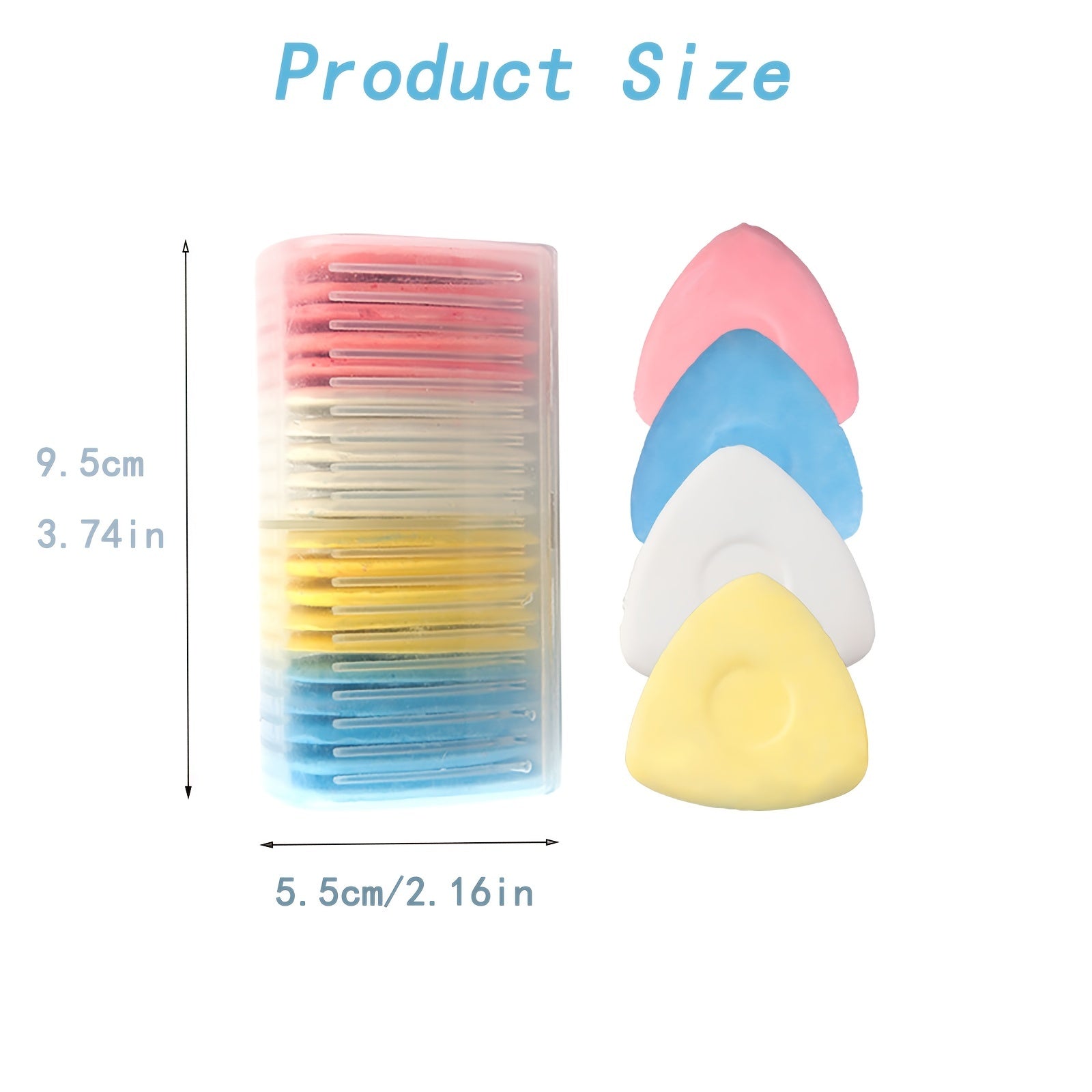 20pcs Tailor's Chalk Triangle Sewing Markers Pack