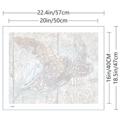 DIY Sea Turtle Paint By Number Kit On Canvas