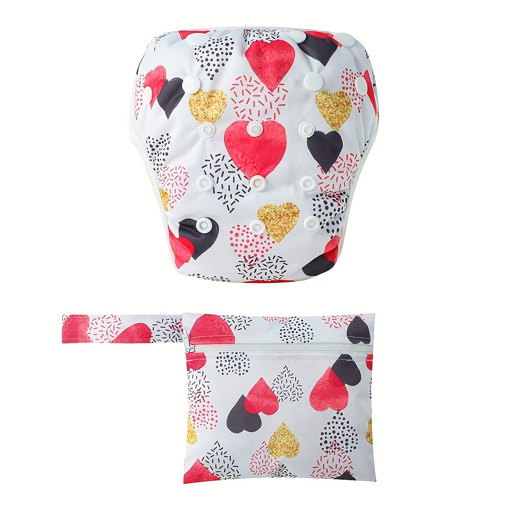 Stylish Swim Set with Trunks, Suit & Bag